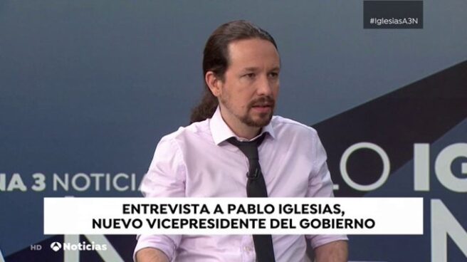 Pablo Iglesias, en Antena 3.