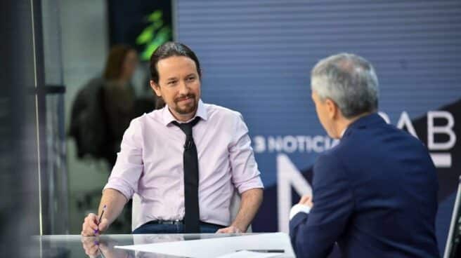 Pablo Iglesias, entrevistado en Antena 3.