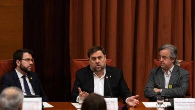 Junqueras avisa al PSOE: "Algunos de los que aplaudieron la represión probarán las cloacas del Estado"