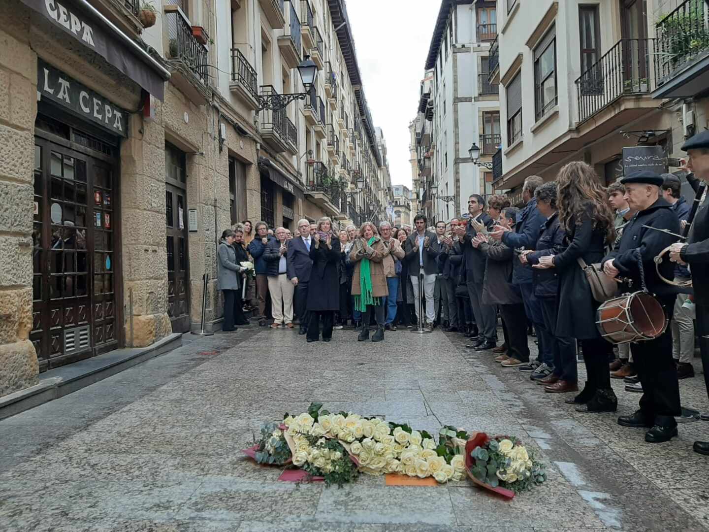 Gregorio Ordóñez 'regresa' para siempre a la Parte Vieja de San Sebastián