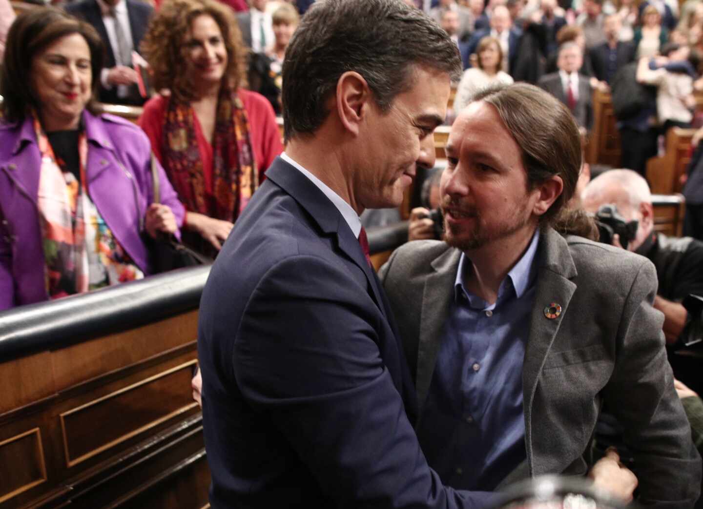 Sánchez e Iglesias pactaron la cita con Torra en su reunión de "maitines" de los lunes