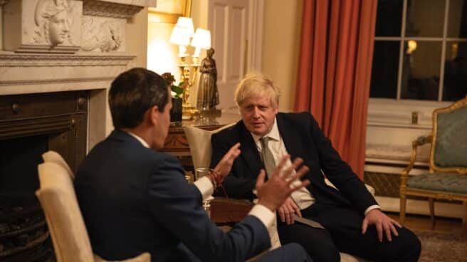 Juan Guaidó se reúne con Boris Johnson.