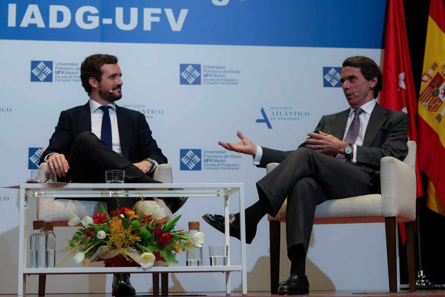 Vox bendice el consejo de Aznar a Casado: "Así llegaremos antes a los 100 escaños"