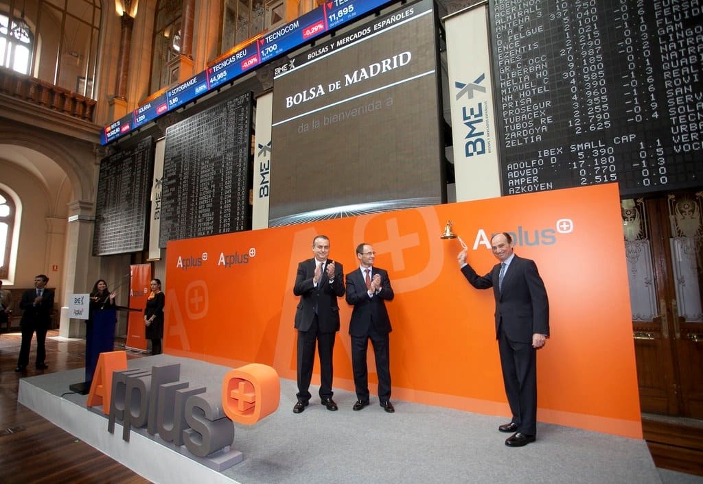 Fernando Basabe, consejero delegado de Grupo Applus, en la salida a Bolsa de la matriz.