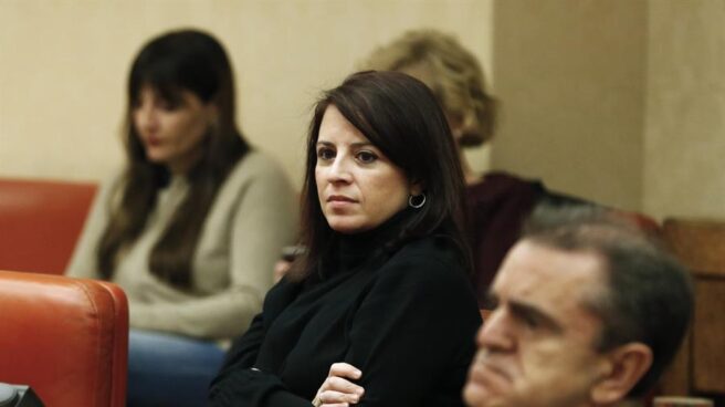 La portavoz del PSOE en el Congreso, Adriana Lastra.