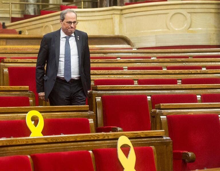 La jueza progresista Ana Ferrer inclinó la balanza a favor de la inhabilitación de Torra