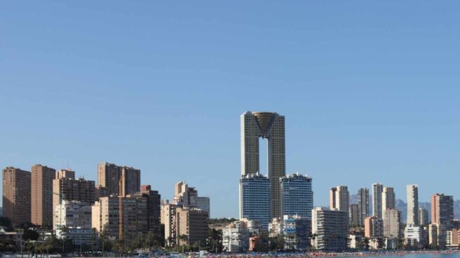 Imagen de la costa de Benidorm.