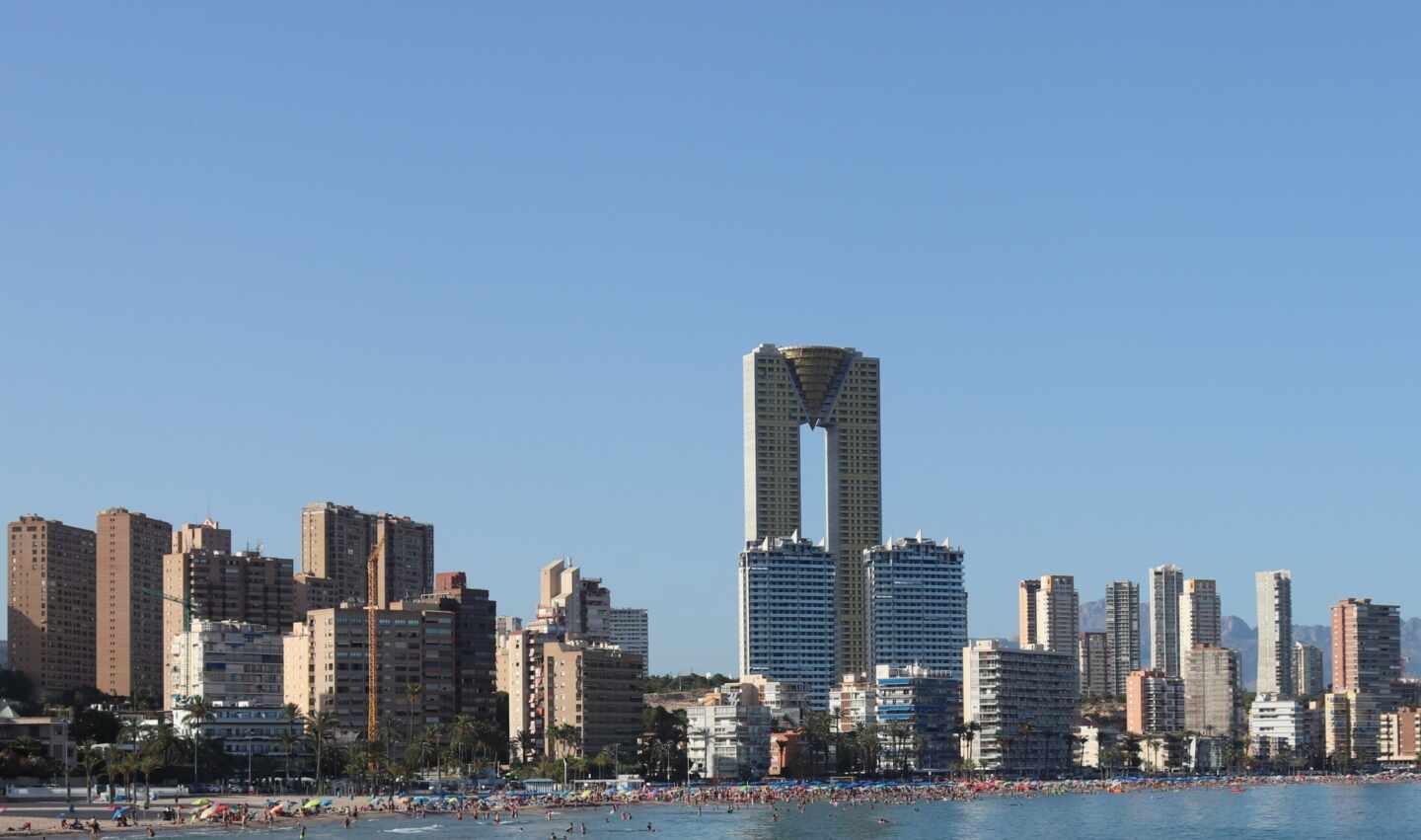 Imagen de la costa de Benidorm.