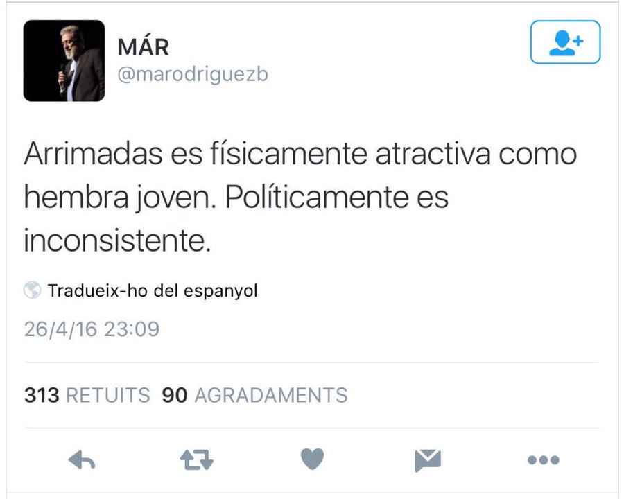 Tweet de Los tuits que ha borrado Miguel Ángel Rodríguez sobre Inés Arrimadas