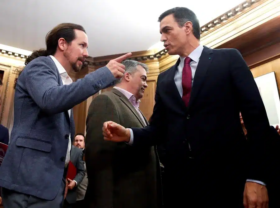 Los ministros de Podemos: Montero, Garzón, Castells y Díaz