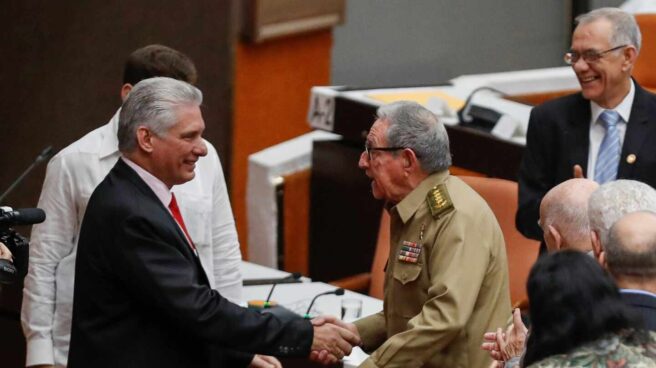 Cuba-Miguel Díaz-Canel-Raúl-Castro Díaz-Canel y Raúl Castro