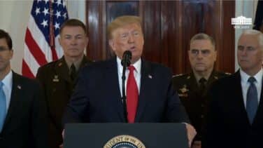 Trump anuncia duras sanciones económicas contra Irán tras el ataque con misiles a bases de EEUU en Irak