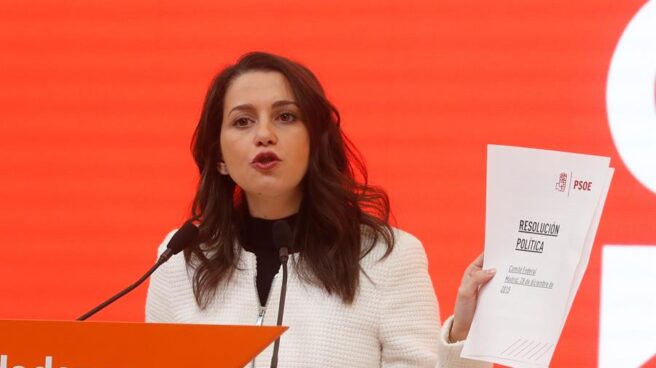 La líder de Ciudadanos, Inés Arrimadas.