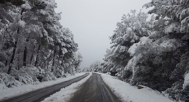 La lluvia obliga a cerrar al tráfico una decena de carreteras de la Región de Murcia