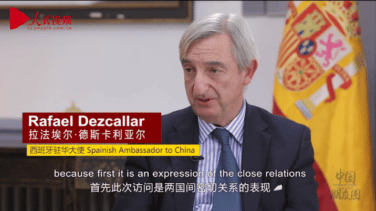 Crisis del coronavirus: El embajador español en China regresa ahora de vacaciones
