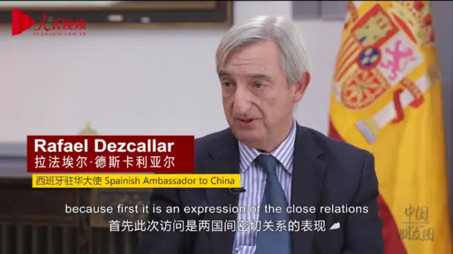 Crisis del coronavirus: El embajador español en China regresa ahora de vacaciones