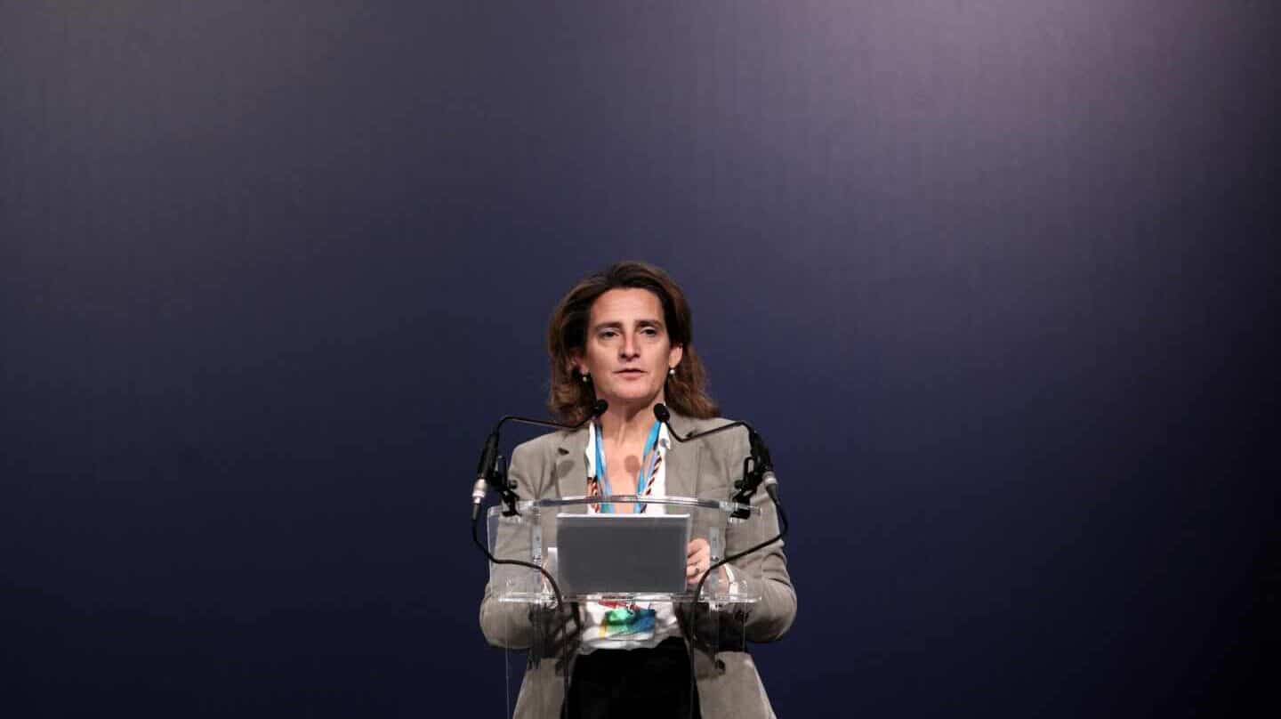 La vicepresidenta del Gobierno y ministra para la Transición Ecológica, Teresa Ribera.