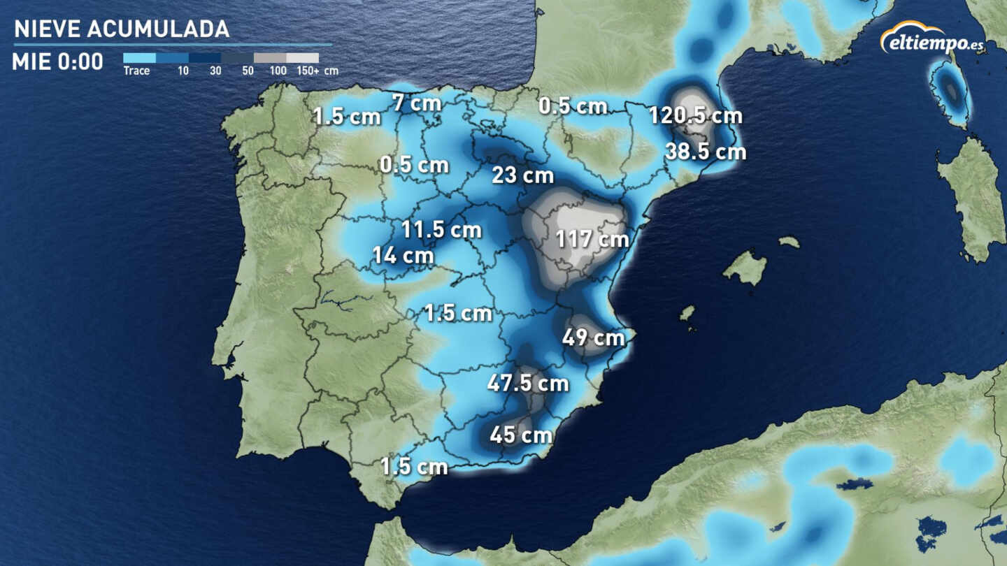 Este es el recorrido que seguirá la borrasca Gloria