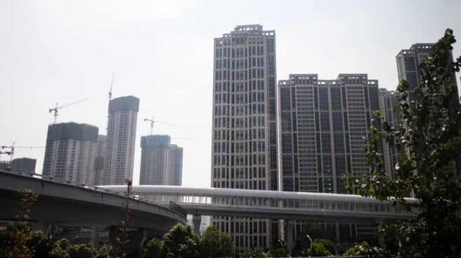 Edificios residenciales en Wuhan, foco del brote del coronavirus.