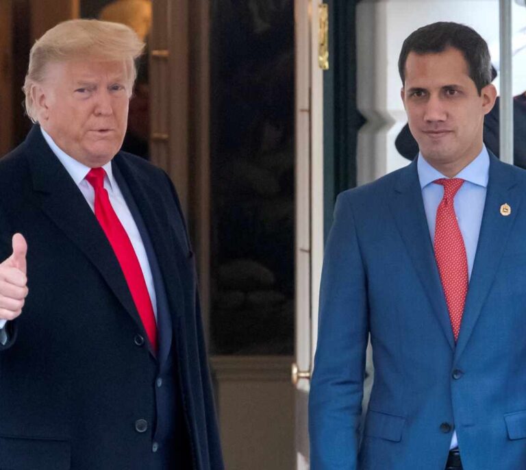 Trump bendice a Guaidó al recibirlo como un jefe de Estado en la Casa Blanca