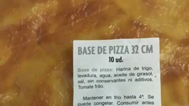 Sanidad retira del mercado las bases y pizzas de la empresa 'pizzaragon'