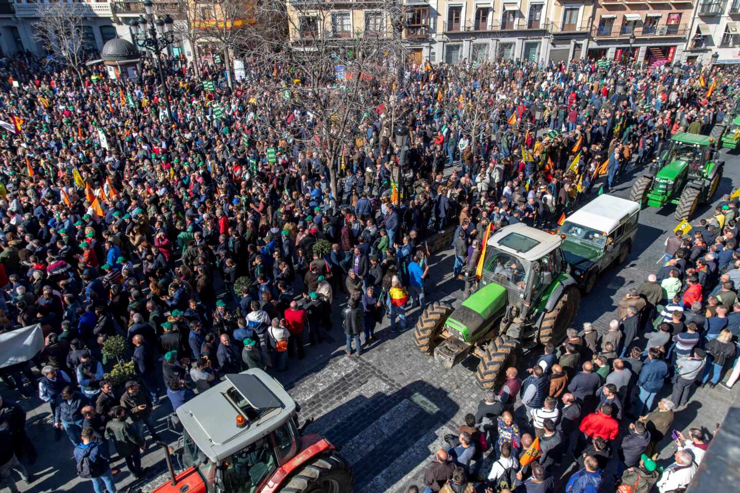 El clamor de los agricultores 'al límite': hoy Toledo, mañana Madrid