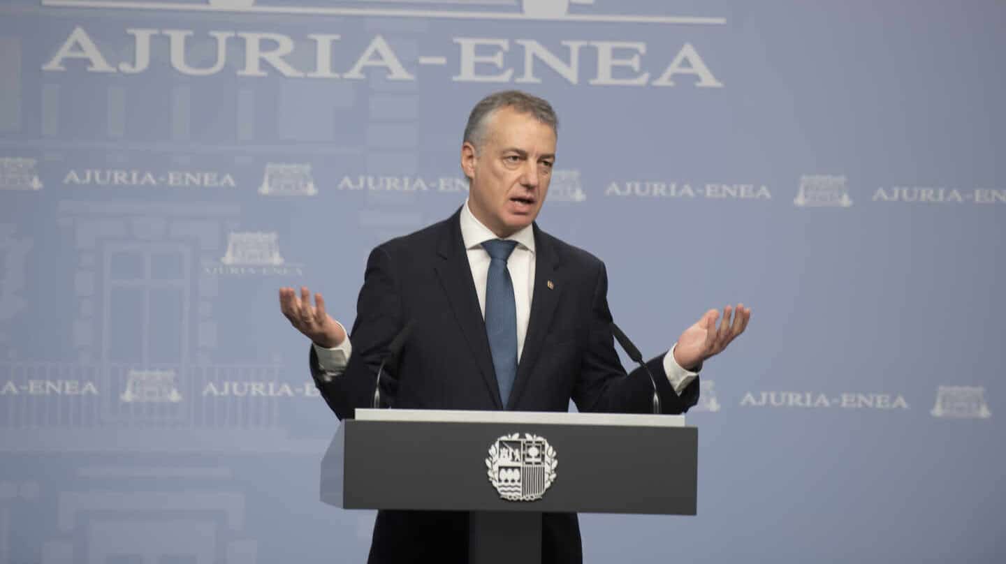 El lehendakari del Gobierno vasco, Iñigo Urkullu.
