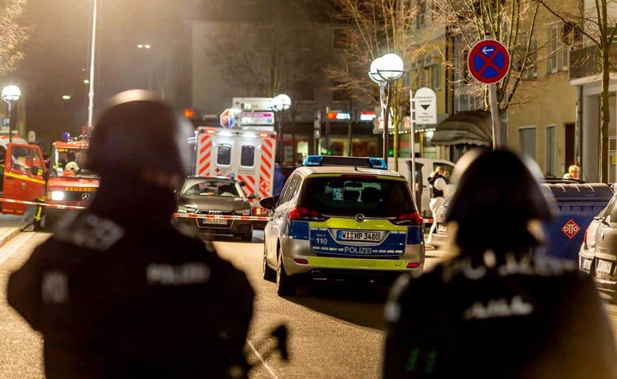 Imagen de archivo de la Policía alemana en el lugar de un tiroteo