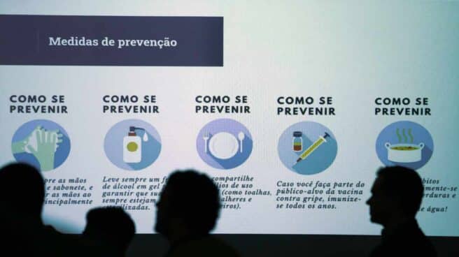 Esquema de medidas de prevención en Brasil, primer país latinoamericano en el que se detectó un contagio por coronavirus.