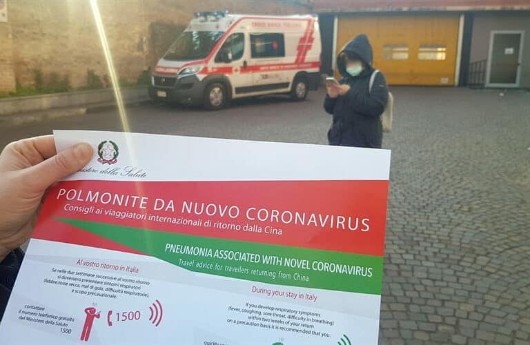 Italia confirma la séptima víctima mortal y 229 casos en siete regiones