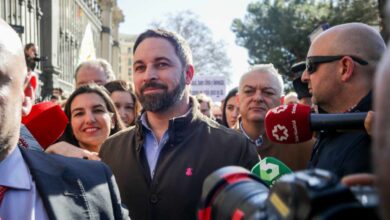 Los agricultores echan de la manifestación a Abascal: "Este no es el momento"