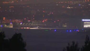 El avión de Air Canada logra aterrizar sin incidentes en Barajas