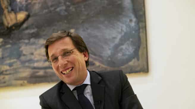 José Luis Martínez-Almeida, durante la entrevista con El Independiente José Luis Martínez-Almeida, durante la entrevista con El Independiente