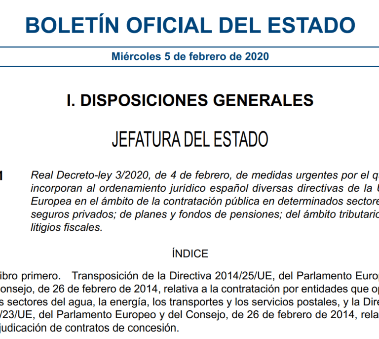 El Gobierno elimina una medida clave para evitar los contratos a dedo