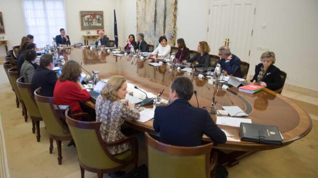 Pedro Sánchez, presidiendo una reunión del Consejo de Ministros durante la pasada legislatura.