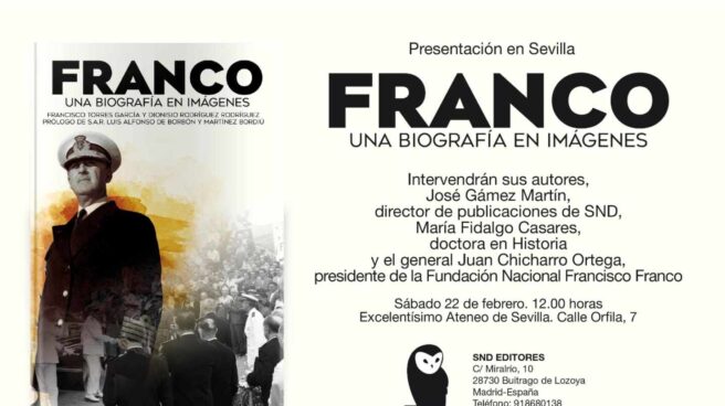 Cartel de presentación del libro 'Franco. Una biografía en imágenes'