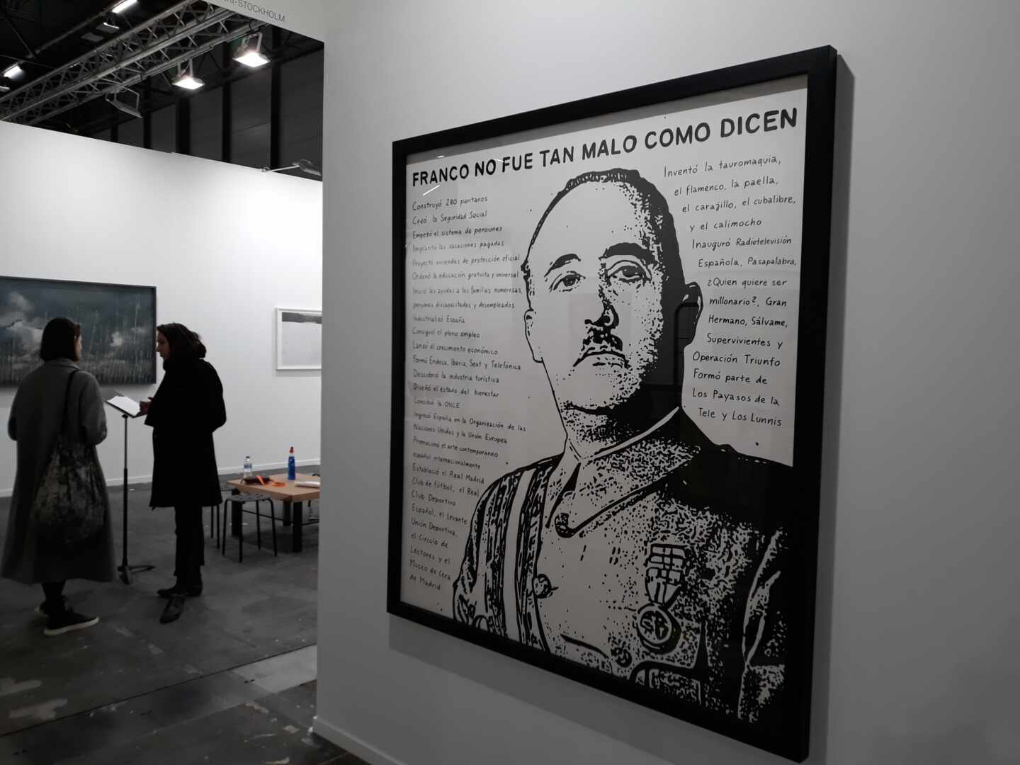 "Franco no era tan malo como dicen", una obra que busca provocar en ARCO