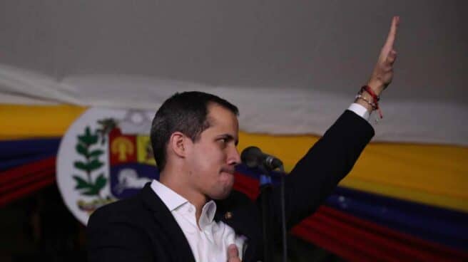 Juan Guaidó, en Caracas.
