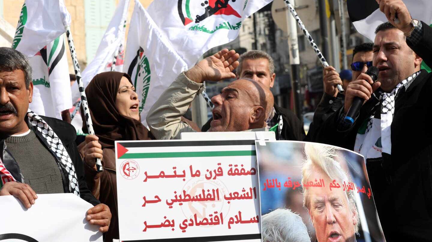 Palestinos plan de paz Trump