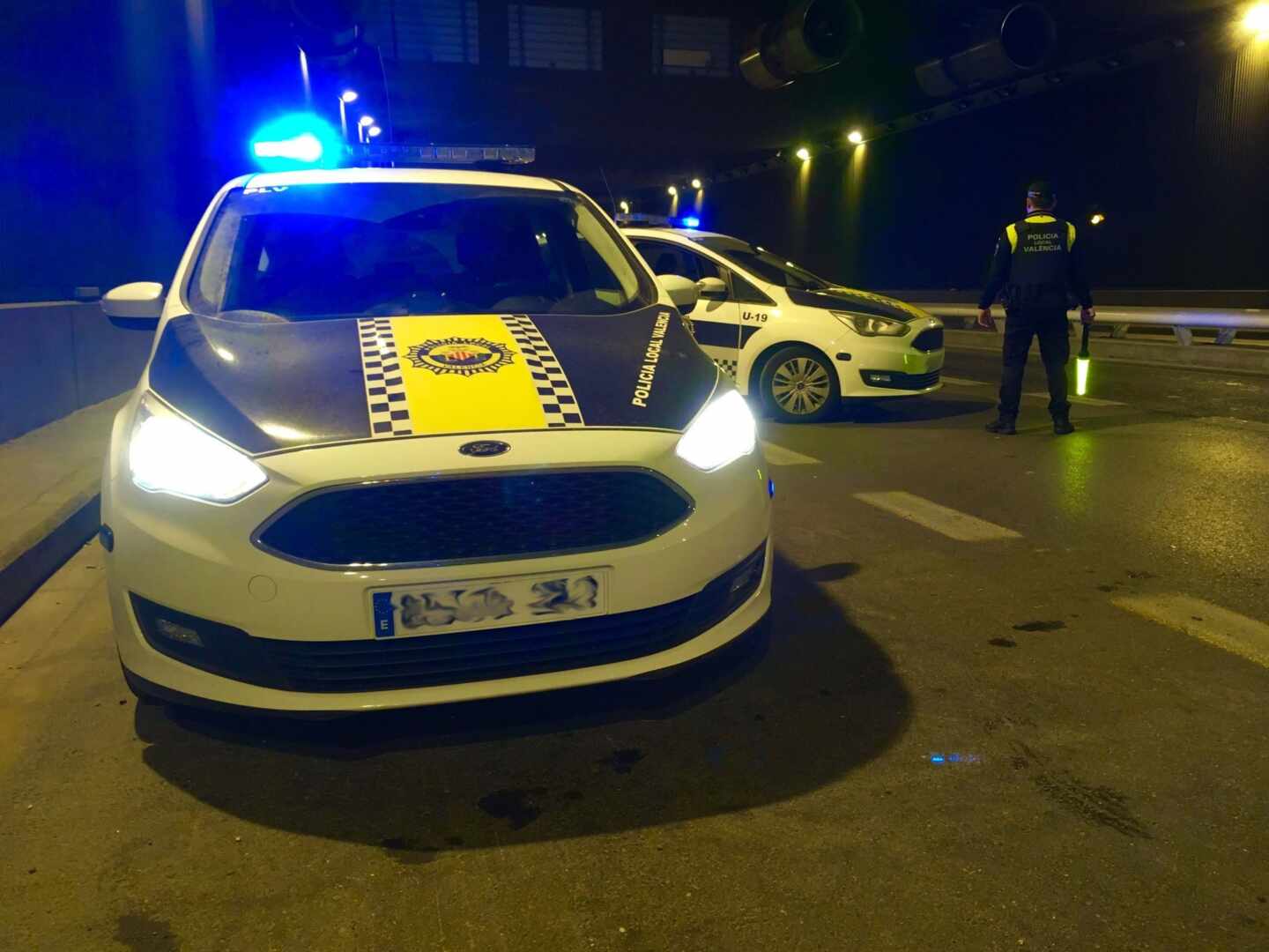 Agentes de la Policía de Valencia.