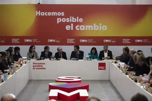 Sánchez fija el rumbo de la campaña electoral del PSC con sus 44 puntos