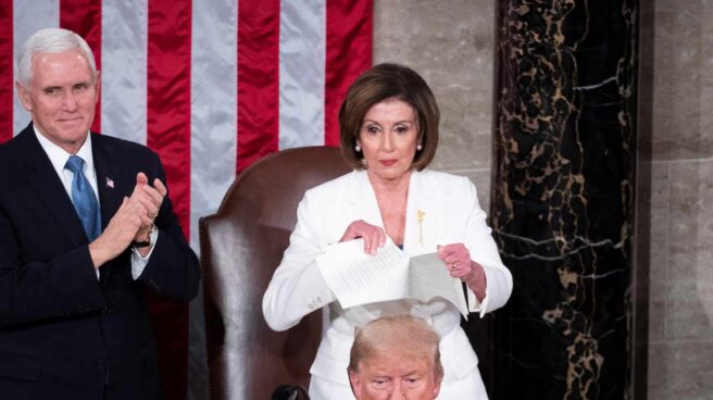 Trump y Pelosi estado Unión