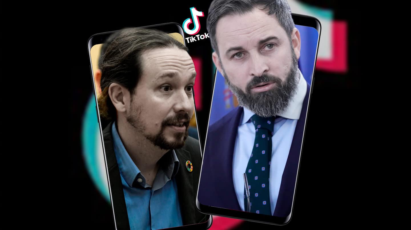 Abascal, Iglesias y TikTok: guerra abierta por el futuro de millones de papeletas