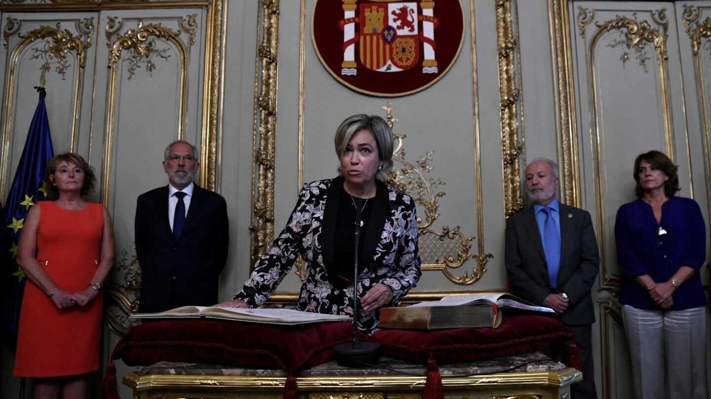 Consuelo Castro, abogada general del Estado, en su toma de posesión.