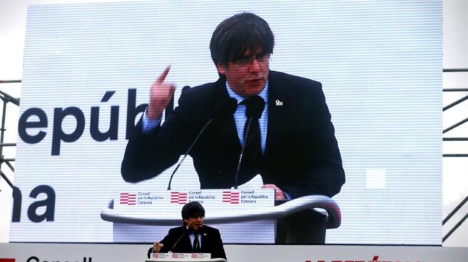 Carles Puigdemont, en Perpiñán.