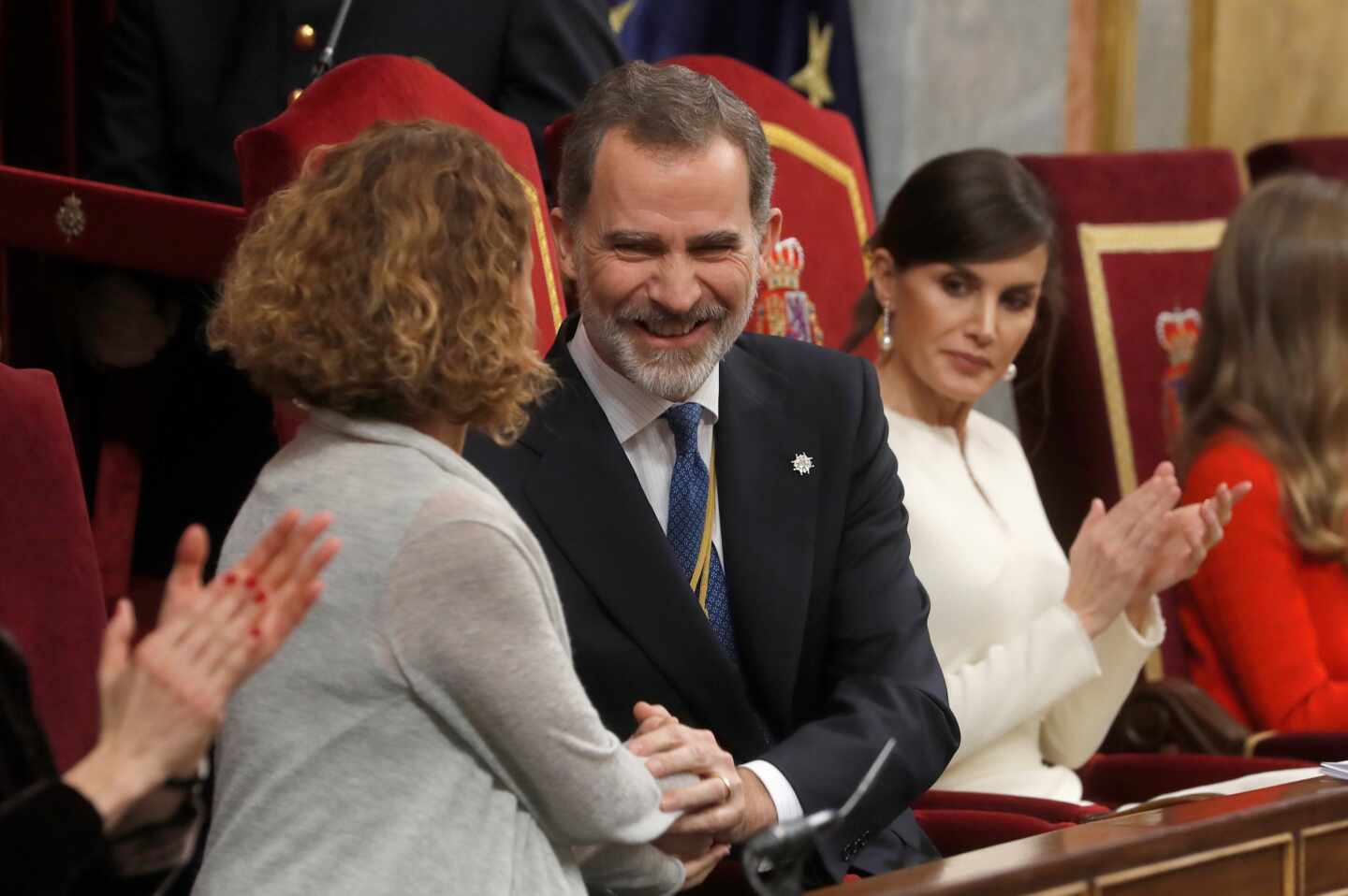 Los cuatro "¡Vivas!" tras el discurso del Rey Felipe en el Congreso