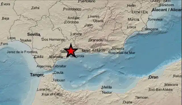 Registrado un seísmo de magnitud 3,5 con epicentro en Almogía (Málaga)