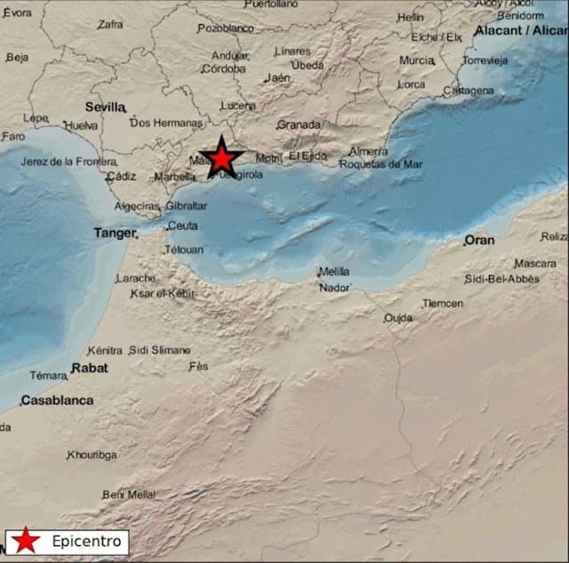 Registrado un seísmo de magnitud 3,5 con epicentro en Almogía (Málaga)