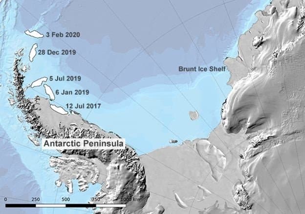 El iceberg más grande del mundo, a punto de entrar al océano abierto