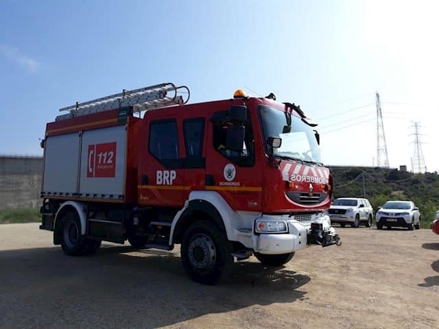 Heridas 17 personas en un incendio en San Juan de Aznalfarache (Sevilla)